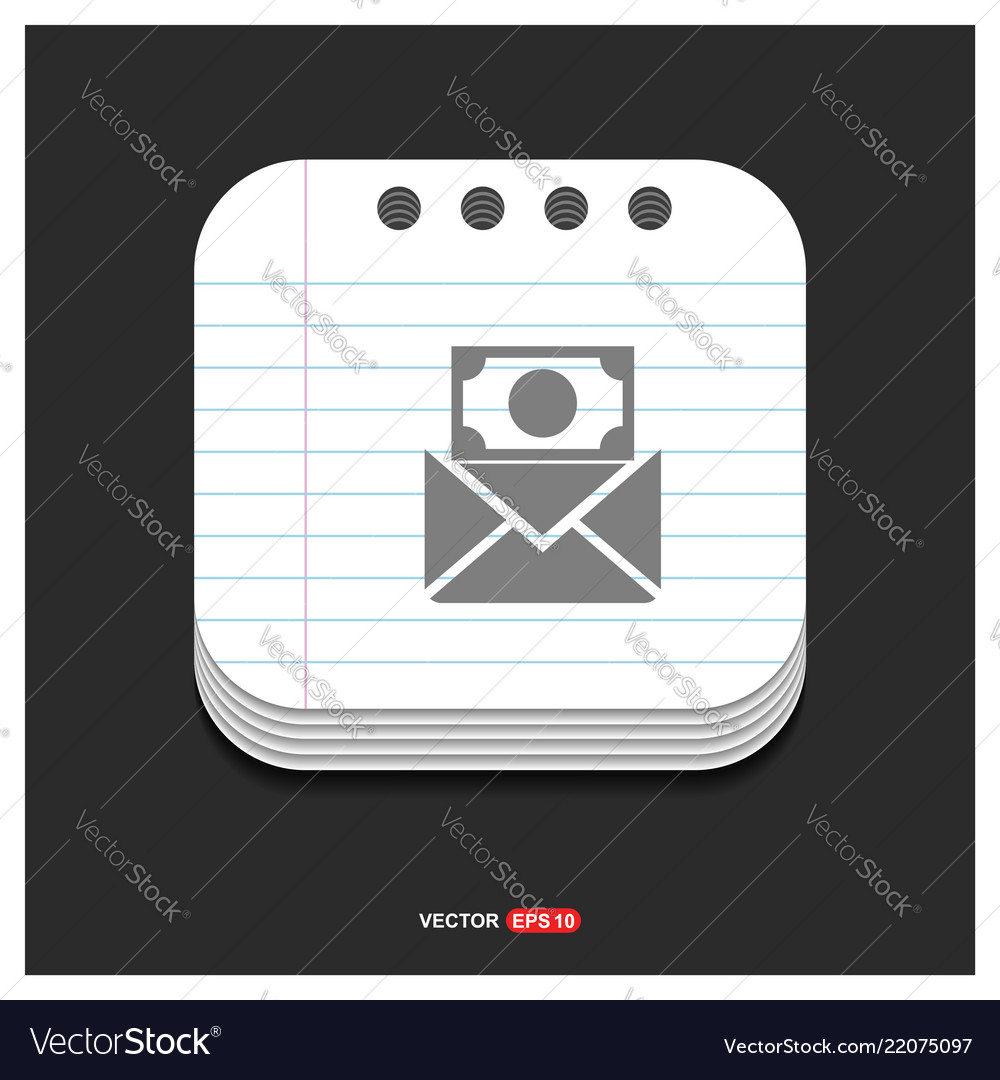 Message Icon - Notepad Style