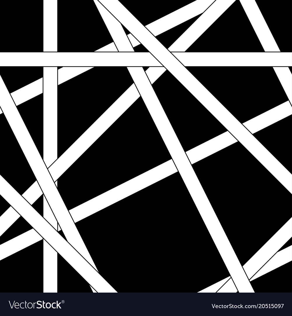 Tangled straight lines seamless pattern