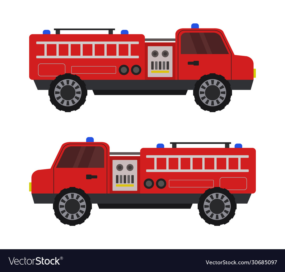 a toy fire truck