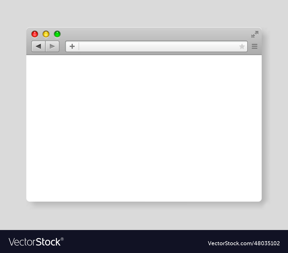 Design internet browser template