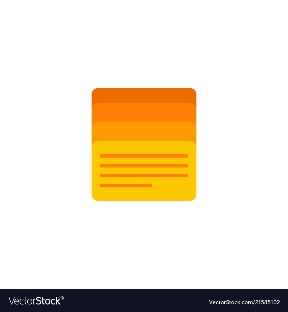 Task list icon flat element vector image Task list icon flat element