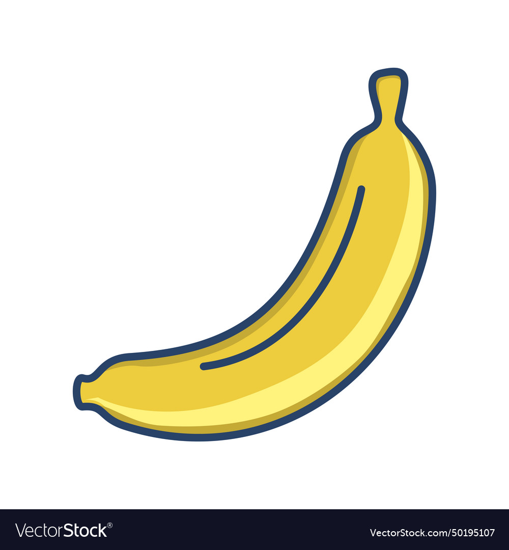 Banana Symbol Zeichen und Symbol für trendiges Design