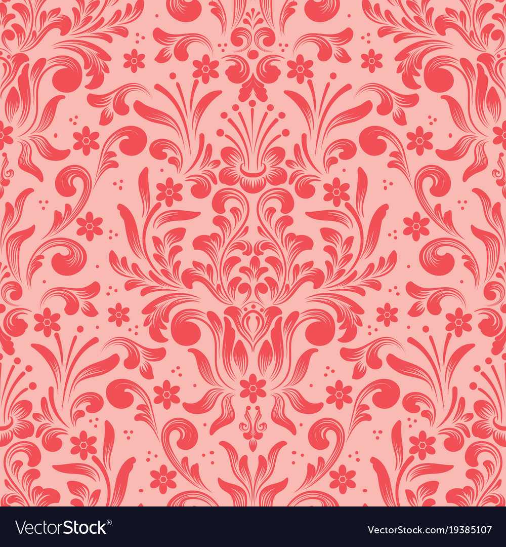 Damask seamless pattern element classical