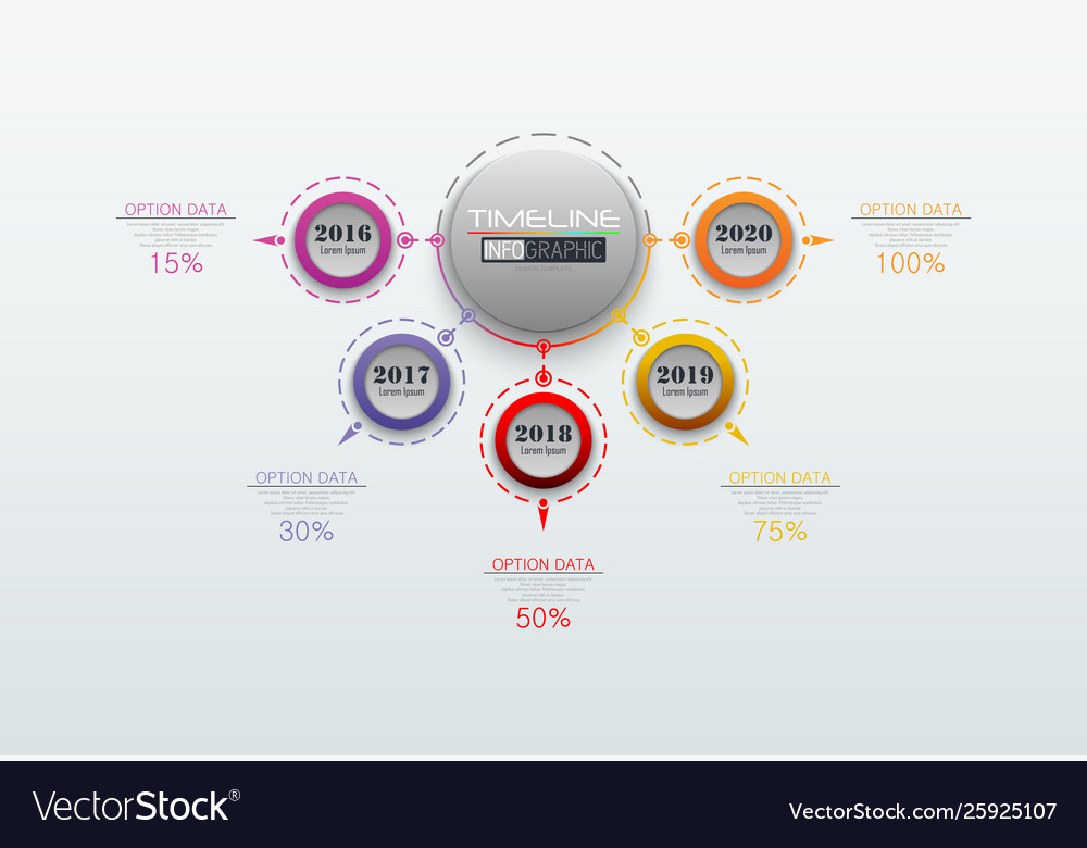 Infografik Business Template Konzept