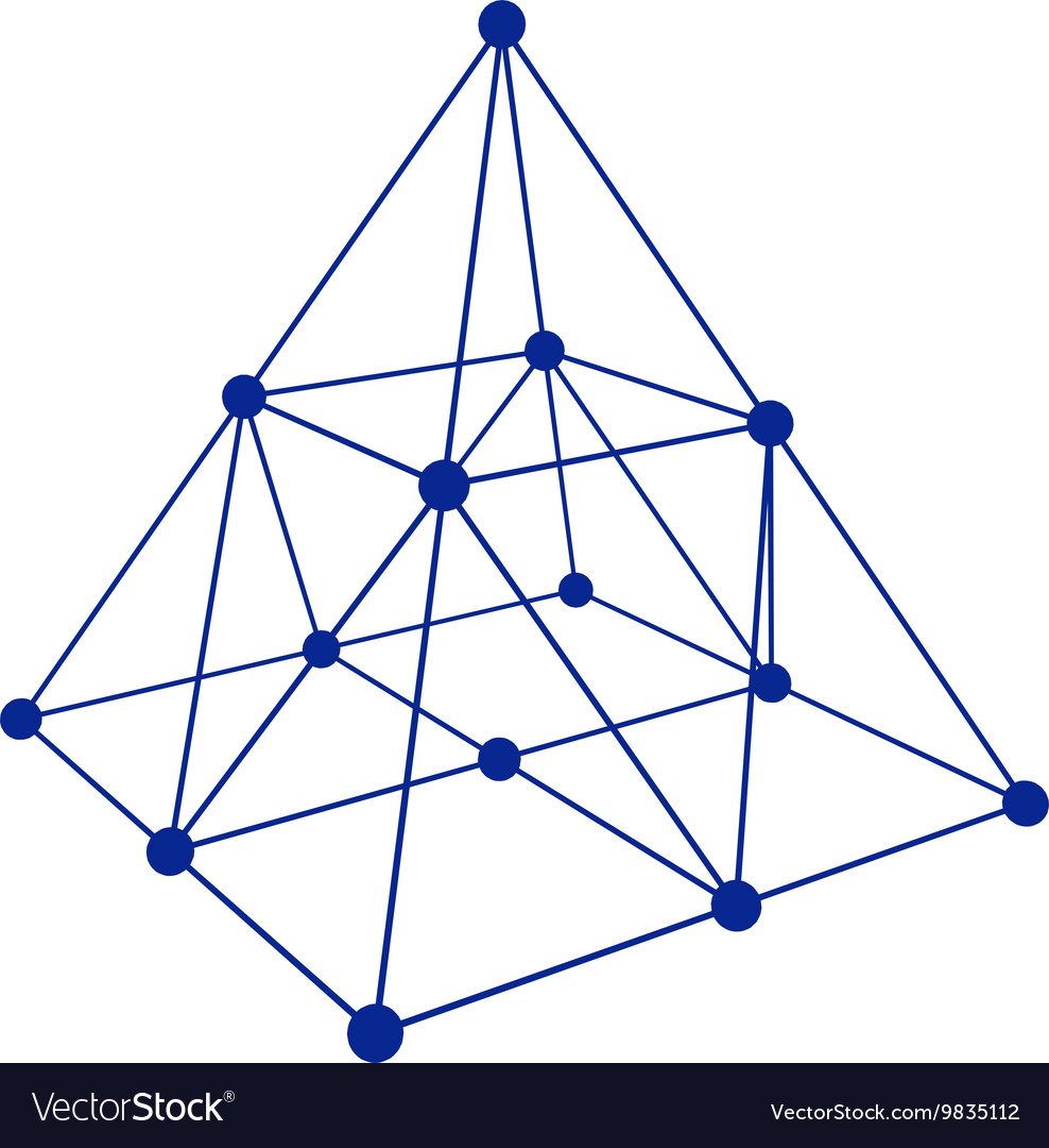 3D Pyramid Wireframe