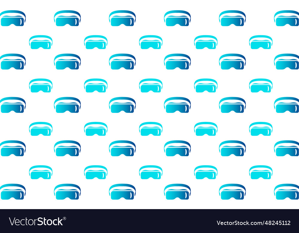 Abstract vr headset pattern background vector image Abstract vr headset pattern background