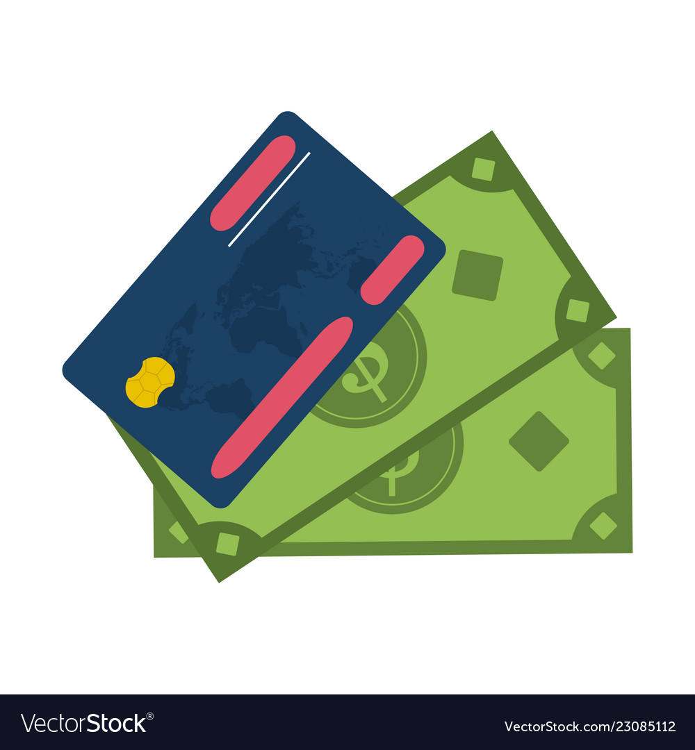 Credit card and electronic payment Royalty Free Vector Image