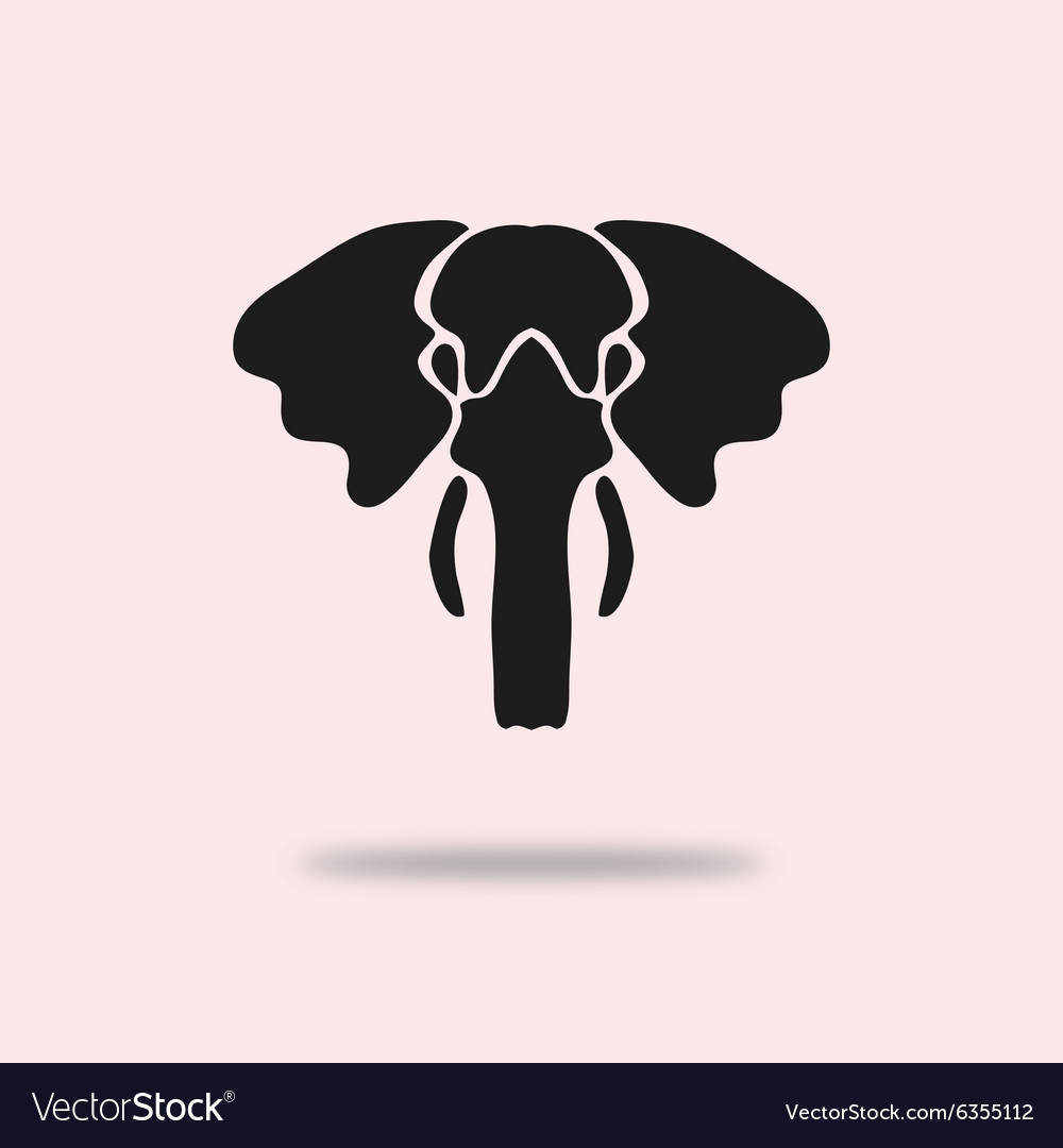 Elephant symbol Royalty Free Vector Image - VectorStock