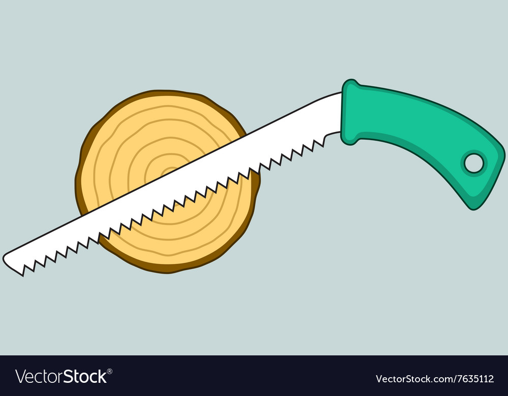 Handsaw Royalty Free Vector Image - VectorStock