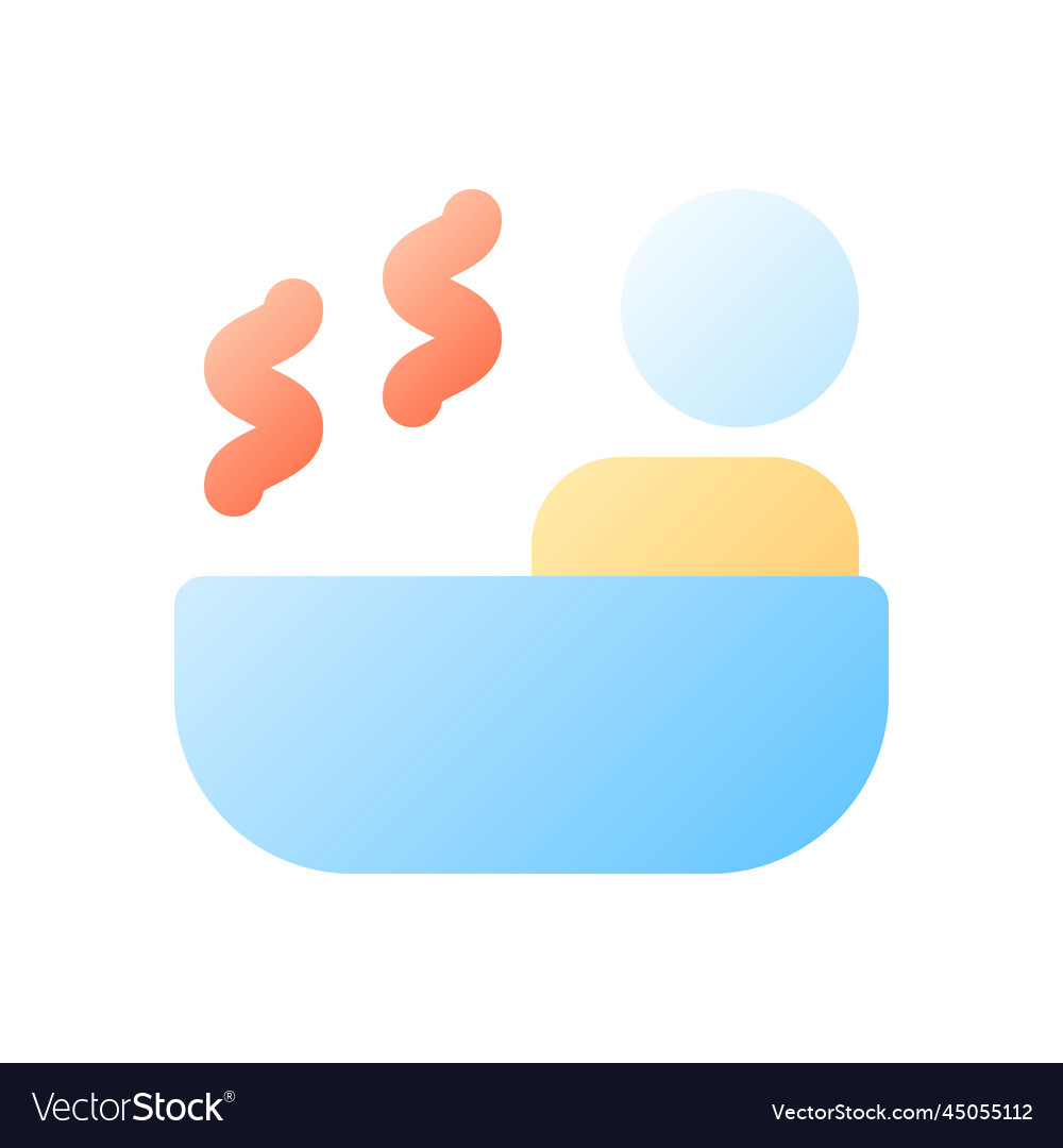 Spa pixel perfect flat gradient color ui icon vector image Spa pixel perfect flat gradient color ui icon