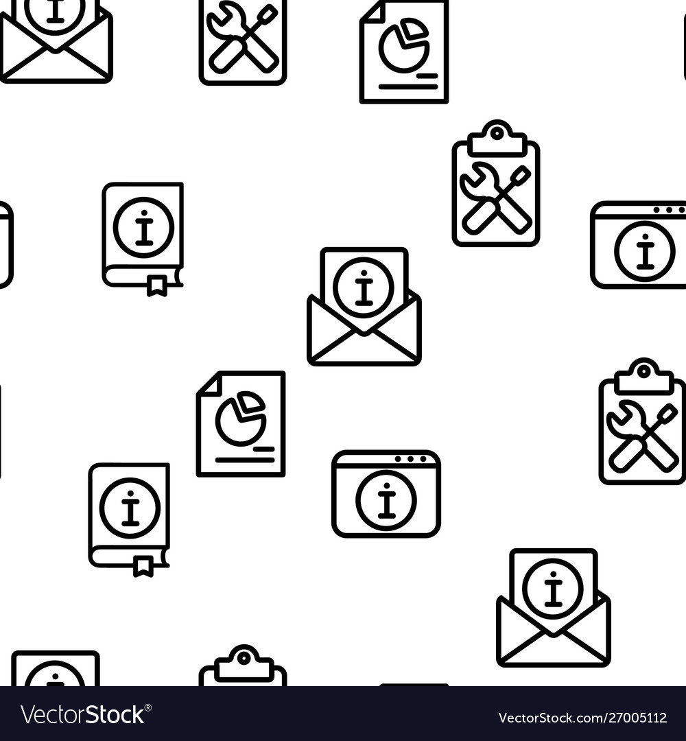 Technical documentation seamless pattern vector image Technical documentation seamless pattern