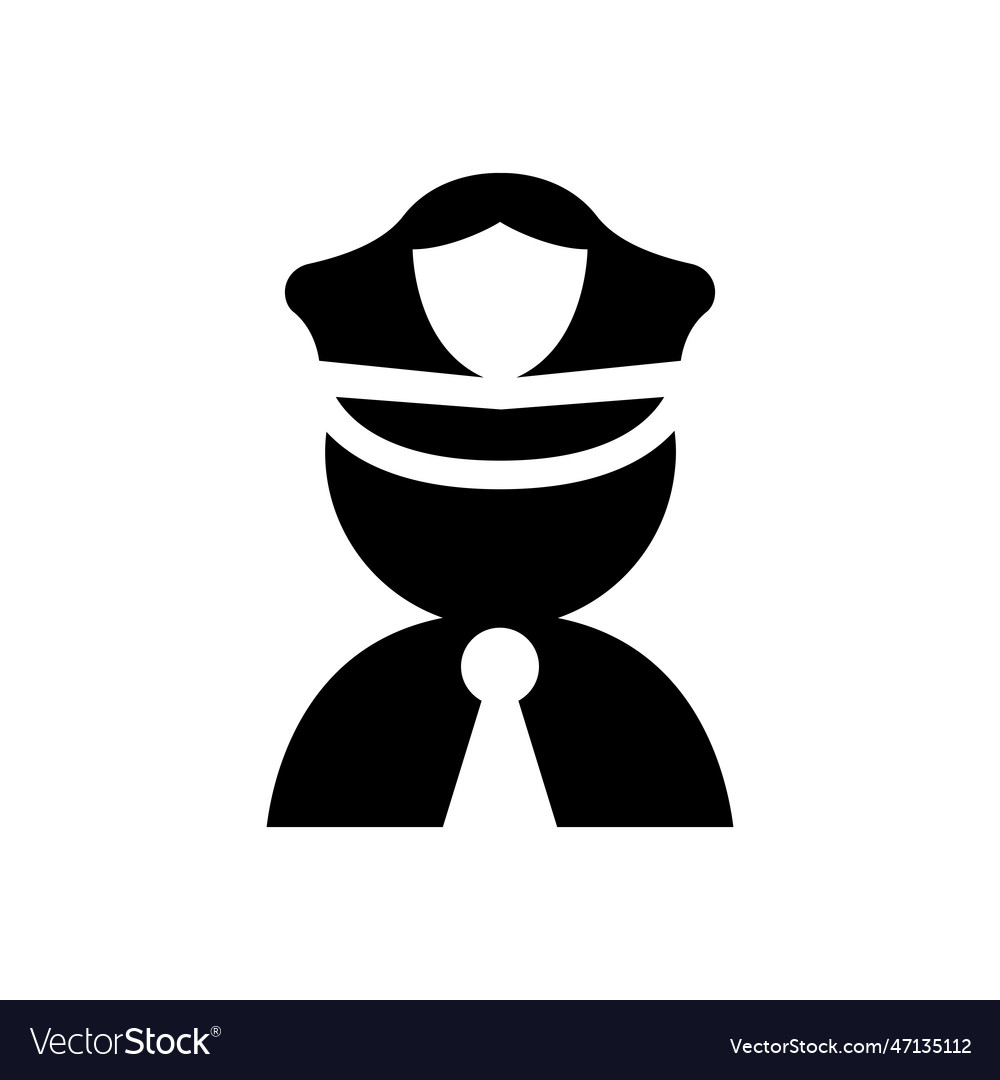 Traffic police icon