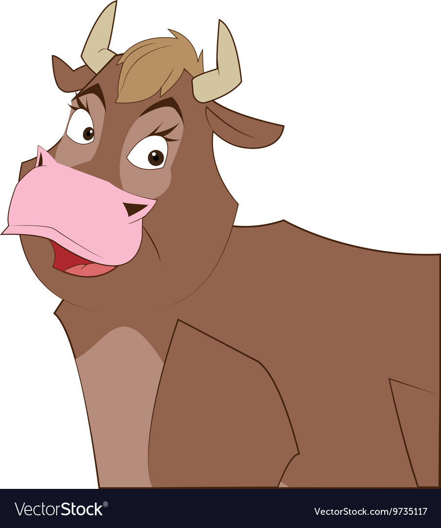 Bull cartoon icon Royalty Free Vector Image - VectorStock Bull cartoon icon Royalty Free Vector Image - VectorStock