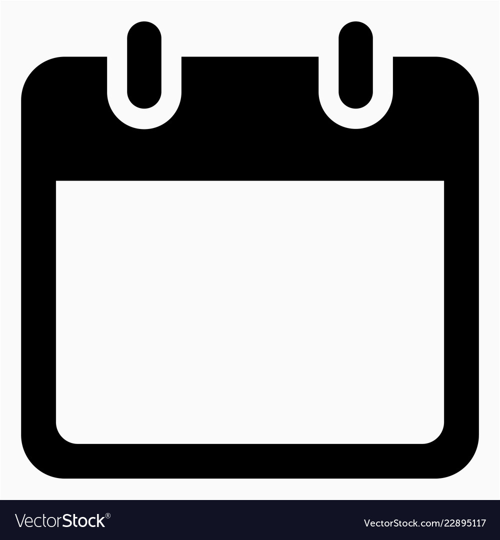 Calendar icon Royalty Free Vector Image - VectorStock