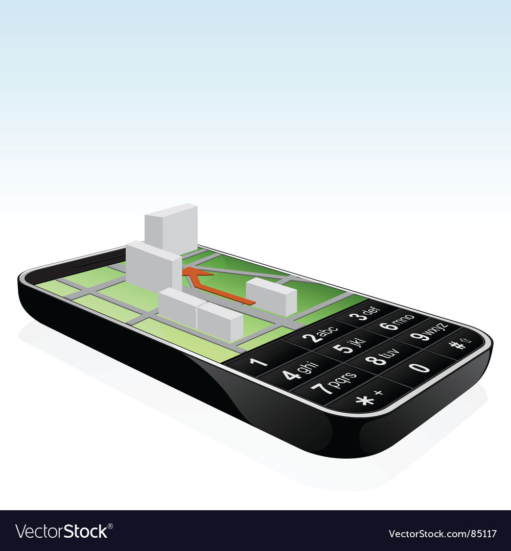 Mobile Navigation App Icon