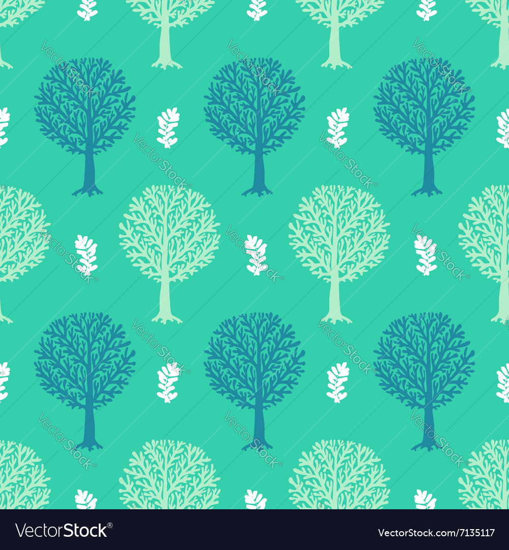 Pattern with trees