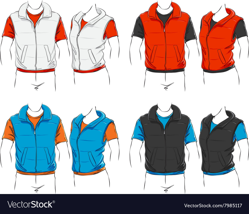 set-of-clothes-royalty-free-vector-image-vectorstock