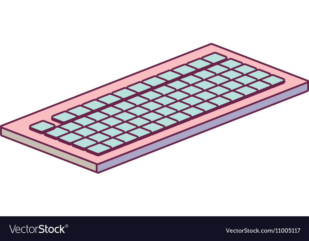 Tech computer wireless keyboard minimalist
