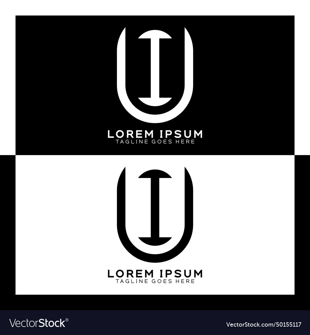 UI Monogram Logo - U & I Initial