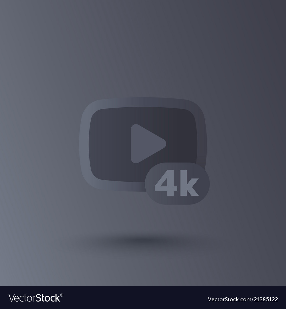 4k Video-Symbol