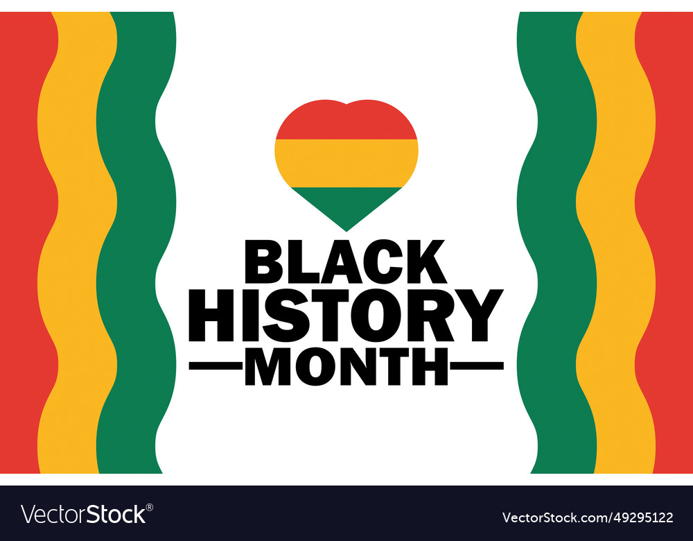 Black history month Royalty Free Vector Image - VectorStock