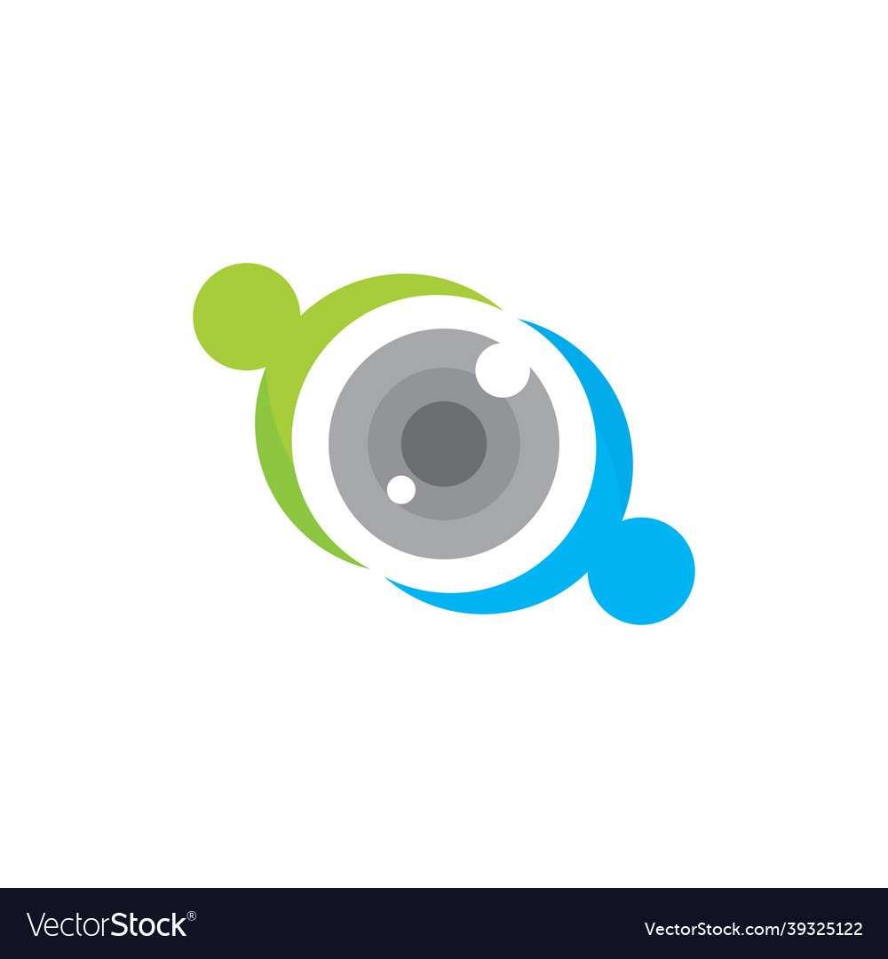 Branding identity corporate eye care vector image Branding identity corporate eye care