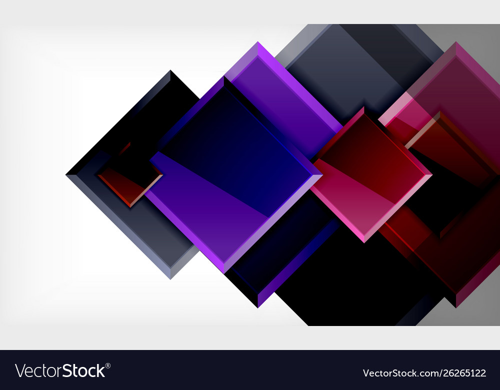 Colorful square and rectangle blocks background vector image Colorful square and rectangle blocks background