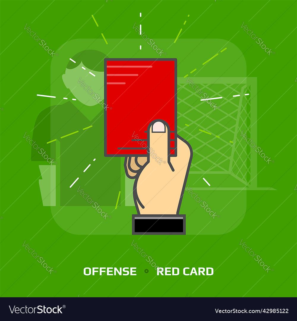 Flat of penalty card