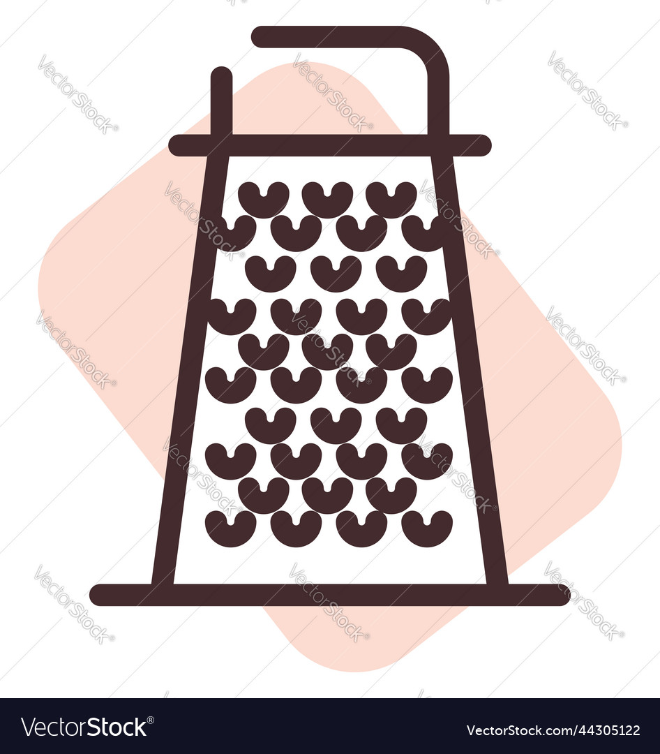 Kitchen grater on a white background