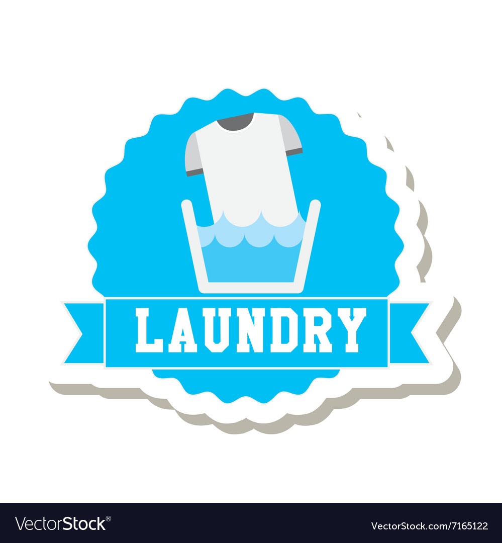 Laundry service design Royalty Free Vector Image