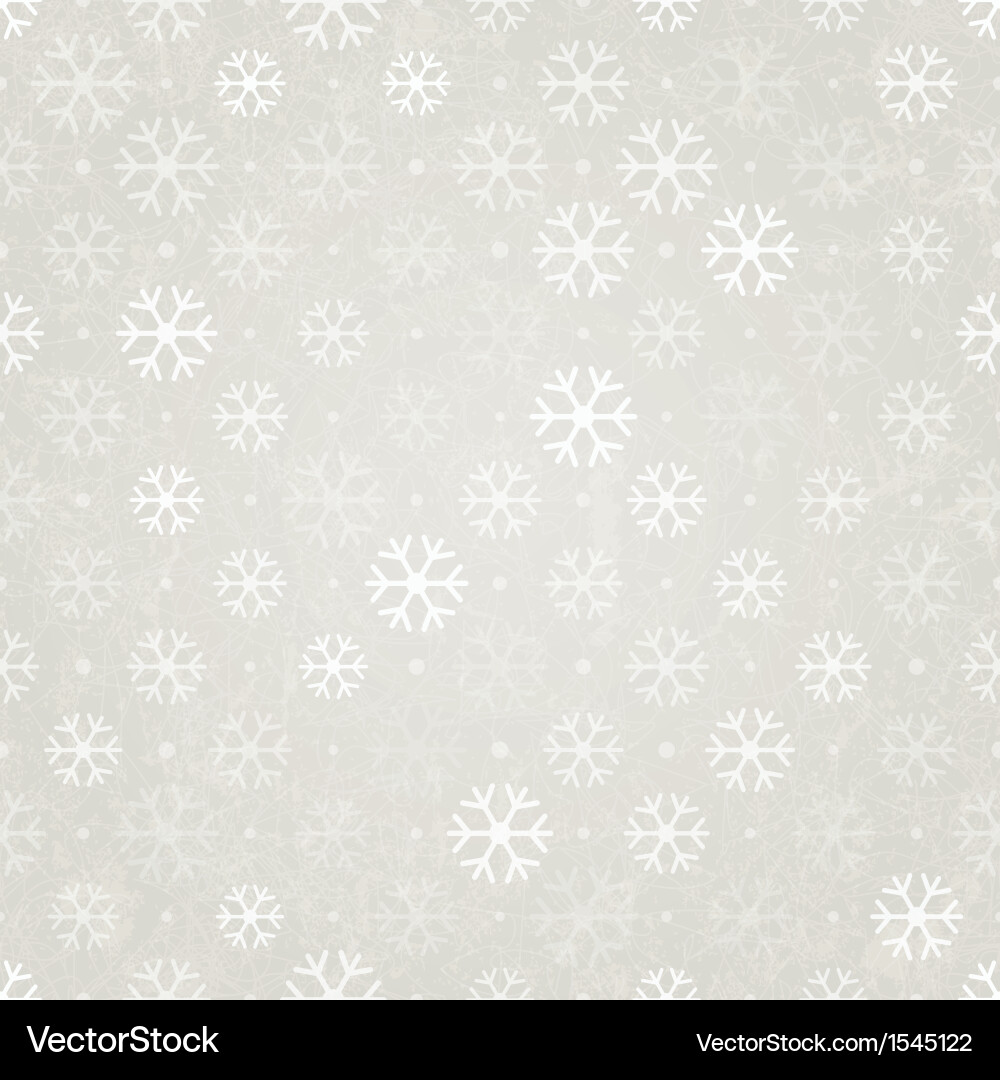 Seamless pattern with snowflakes Royalty Free Vector Image