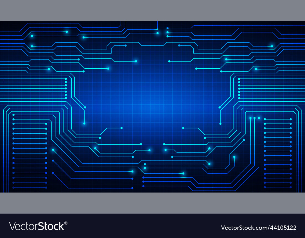 Technology background with hi-tech digital vector image Technology background with hi-tech digital