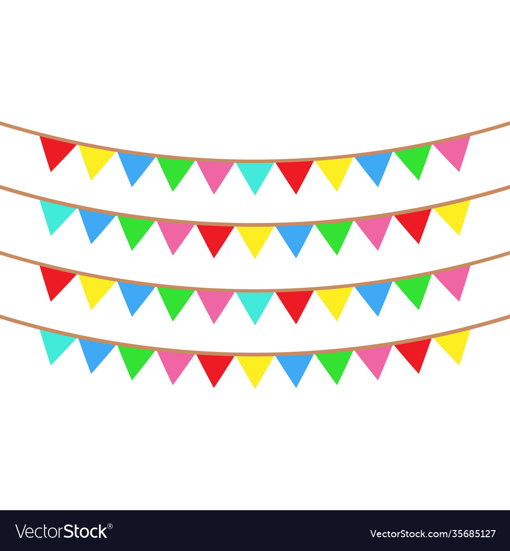 Celebrate colorful background party colorful flags