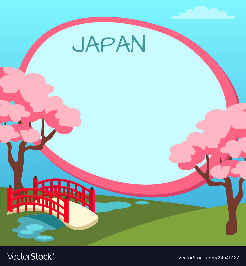 Japan touristic concept with copyspace