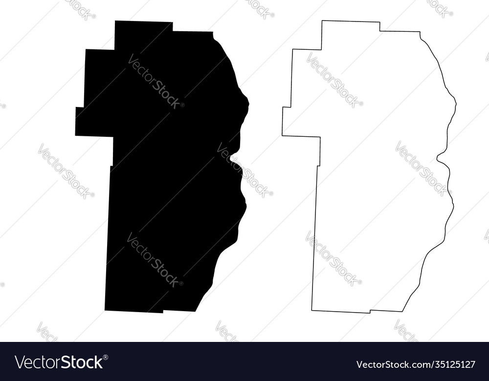 Jefferson county ohio state us united vector image Jefferson county ohio state us united