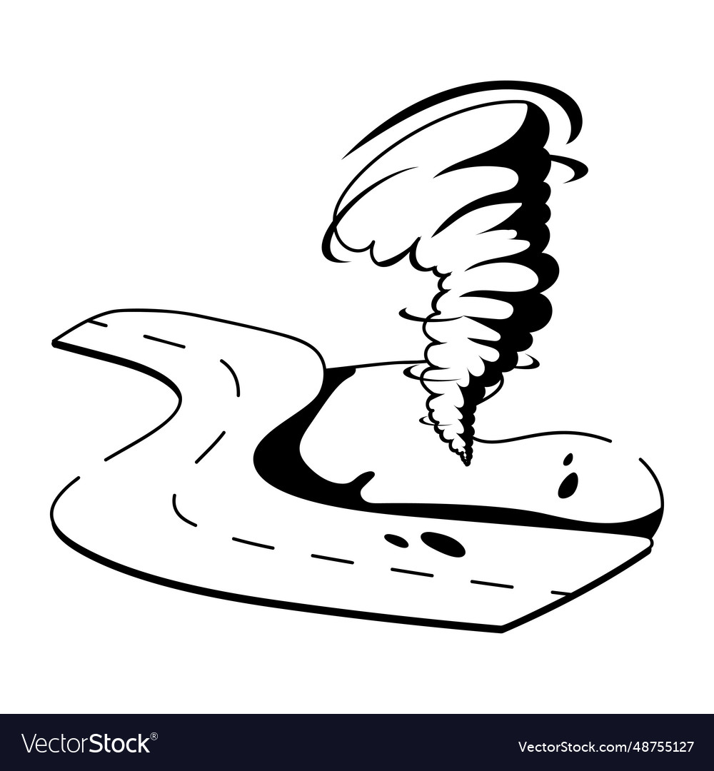 Landslide Royalty Free Vector Image - VectorStock