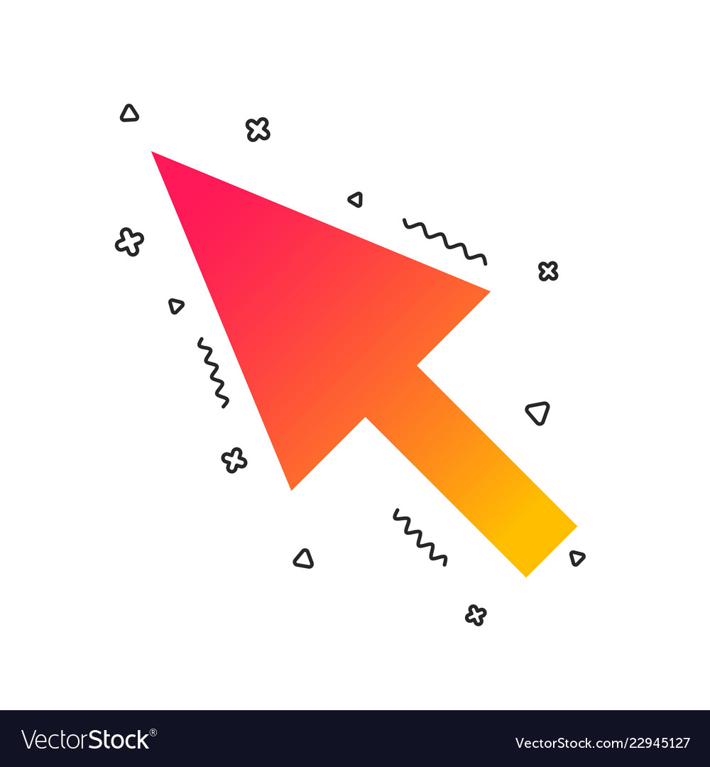 Mouse cursor sign icon pointer symbol