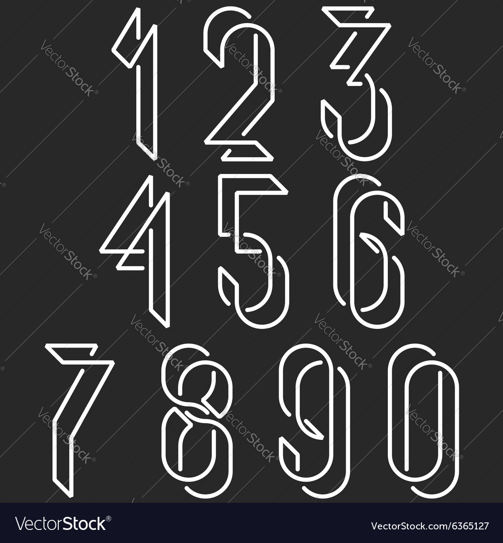 Numerical Monogram Numbers