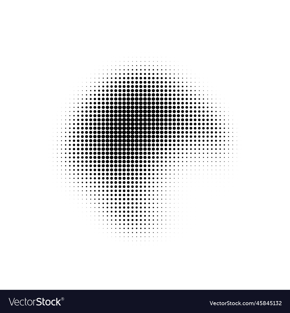 Background with circular halftone dots white vector image Background with circular halftone dots white