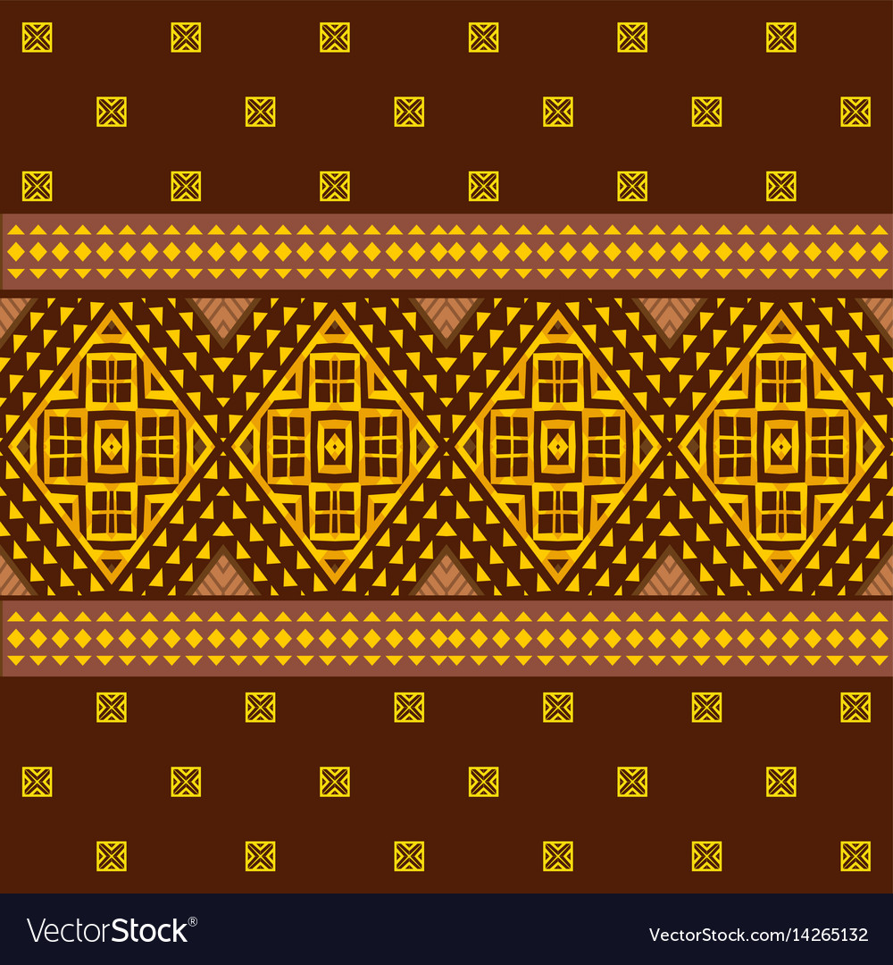 Ethnic ornamental geometric pattern Royalty Free Vector