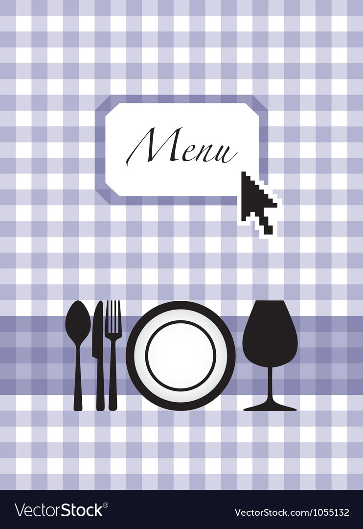 Menu template Royalty Free Vector Image - VectorStock