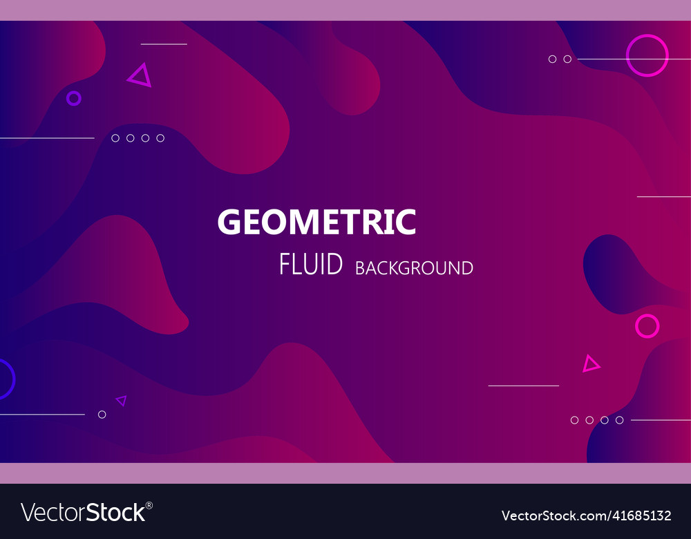 Modern abstract fluid color background vector image Modern abstract fluid color background