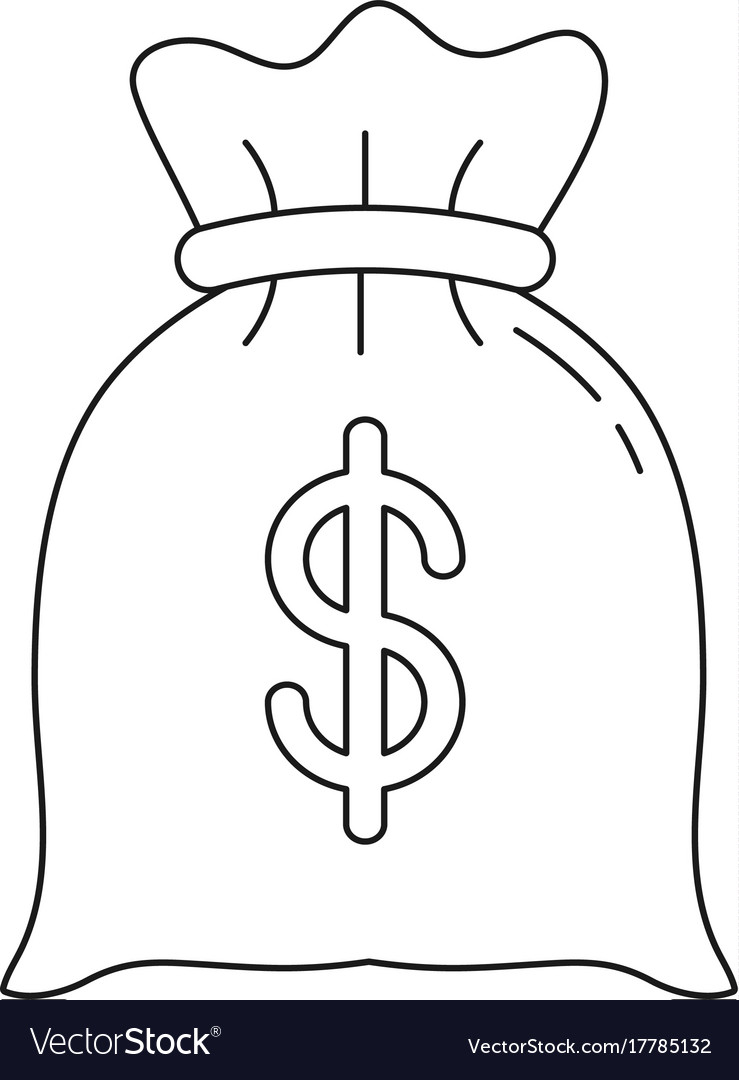 Money sack icon