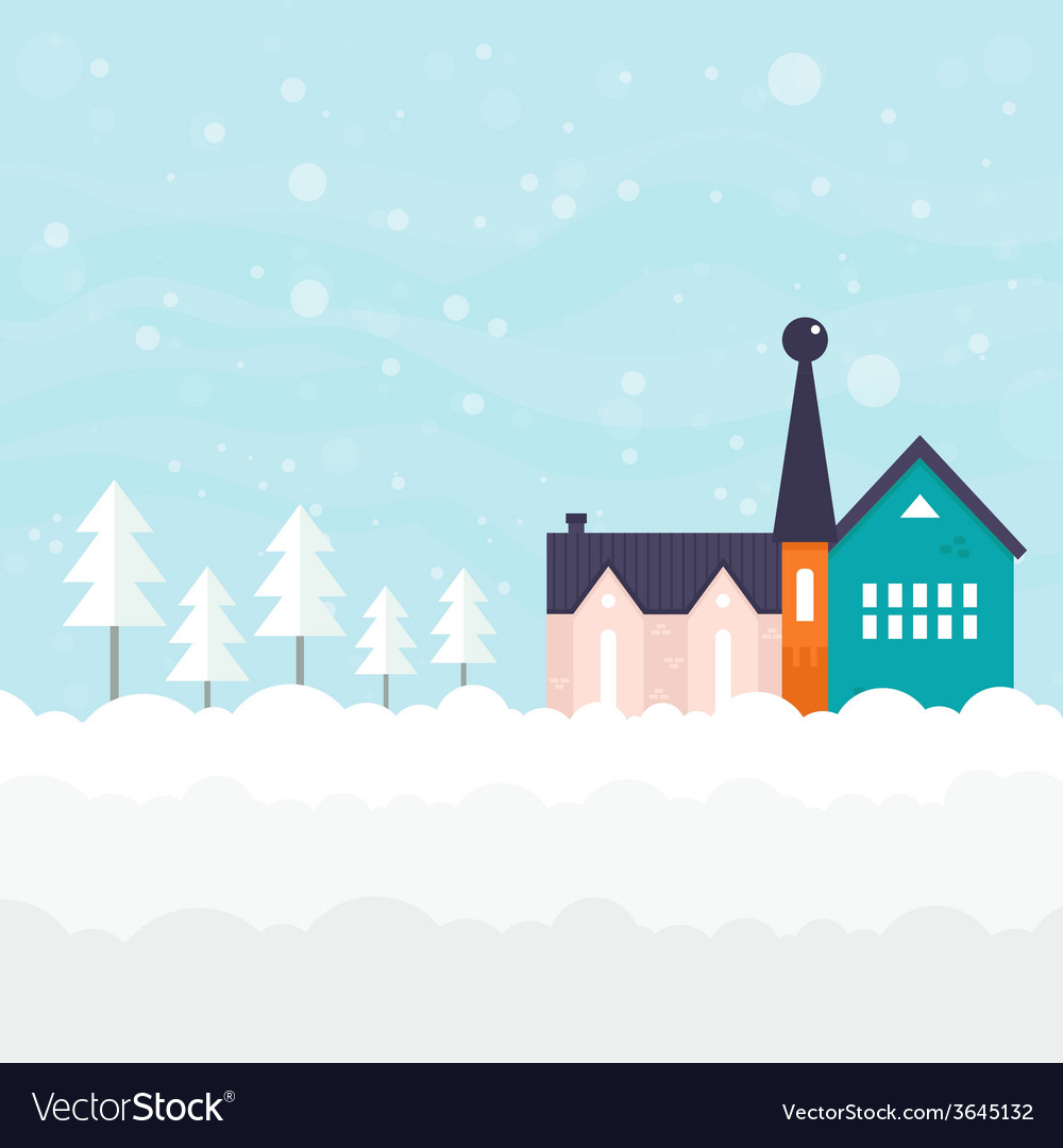 Winter card template