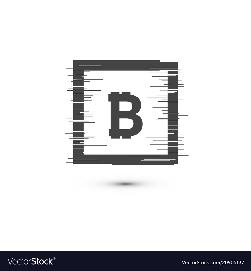 Bitcoin coin with fast speed motion lines vector image Bitcoin coin with fast speed motion lines