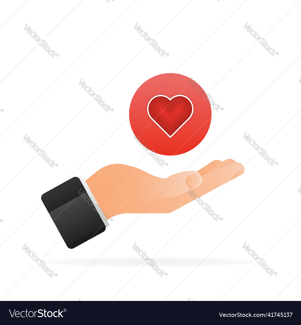 Flat like comment for web background design vector image Flat like comment for web background design
