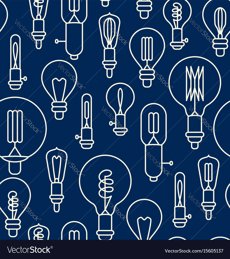 Linear Light Bulb Pattern