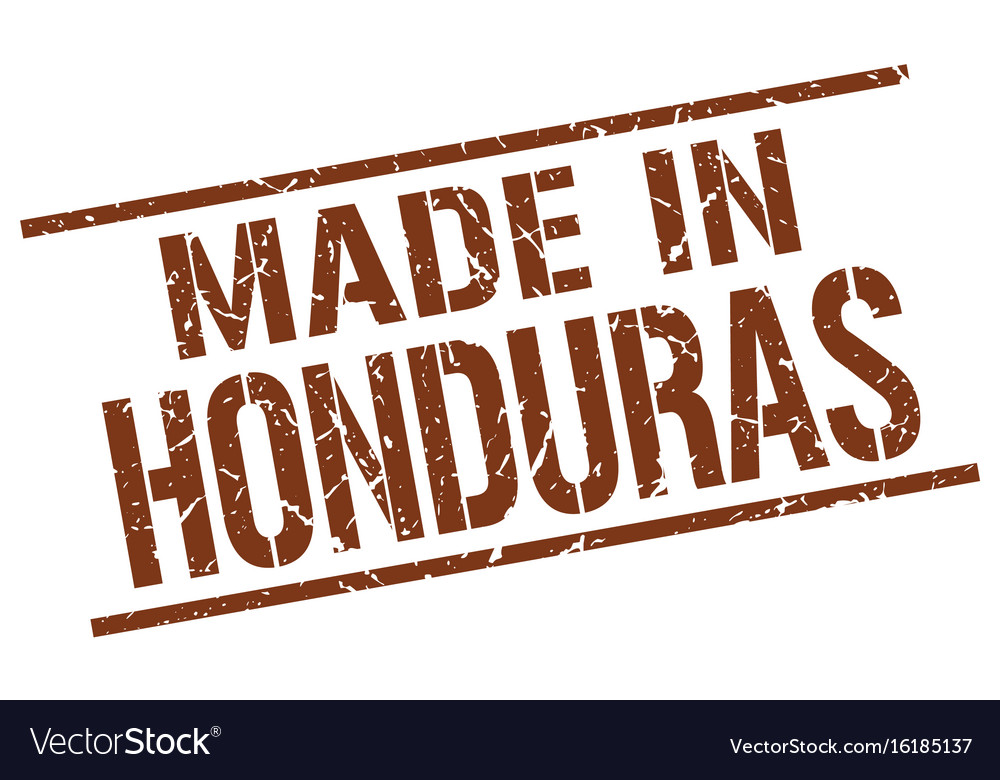 Made in honduras stamp