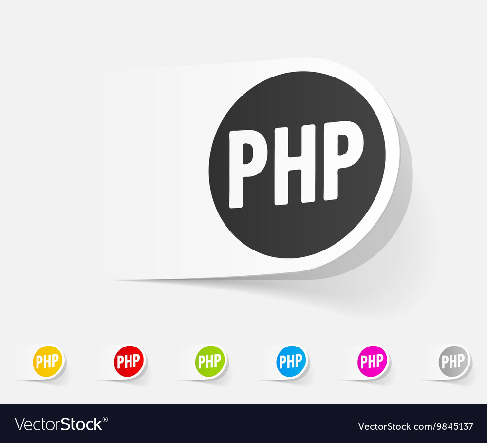 Realistic design element php