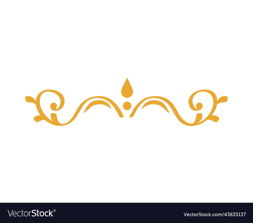 Vintage vignette ornament Royalty Free Vector Image